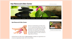 Desktop Screenshot of laserhairremovalandskincenter.com